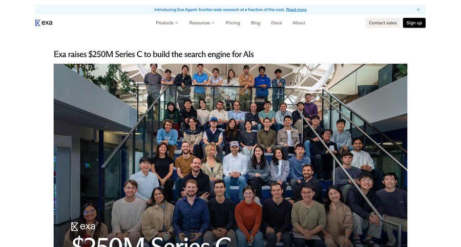 Exa
			article news company blog blog post press release ui page example