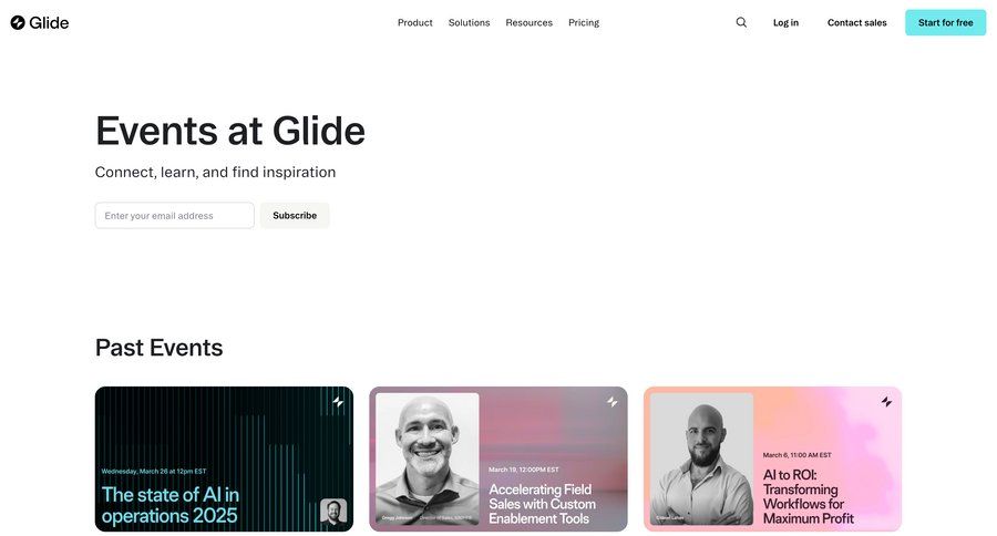 Glide
				list ui page example