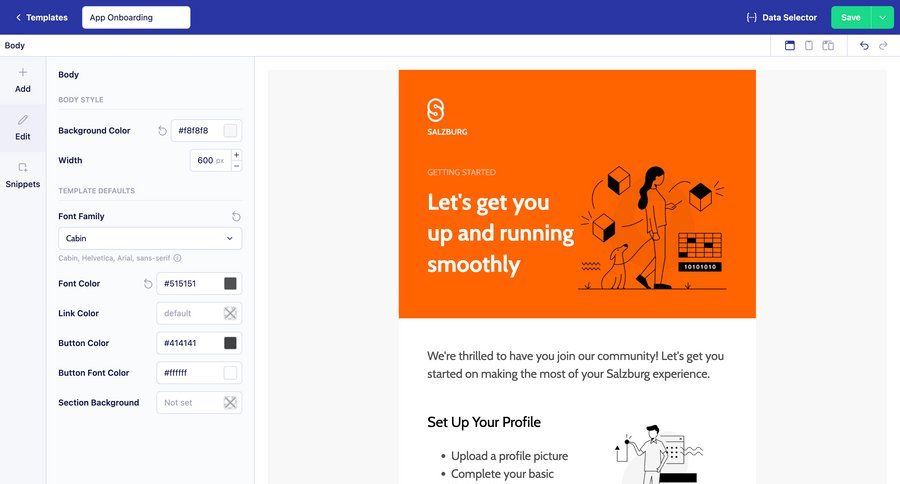 Vero
			 dashboard onboarding account setup email video editor tips keyboard shortcuts crm dashboard time selector ui page example