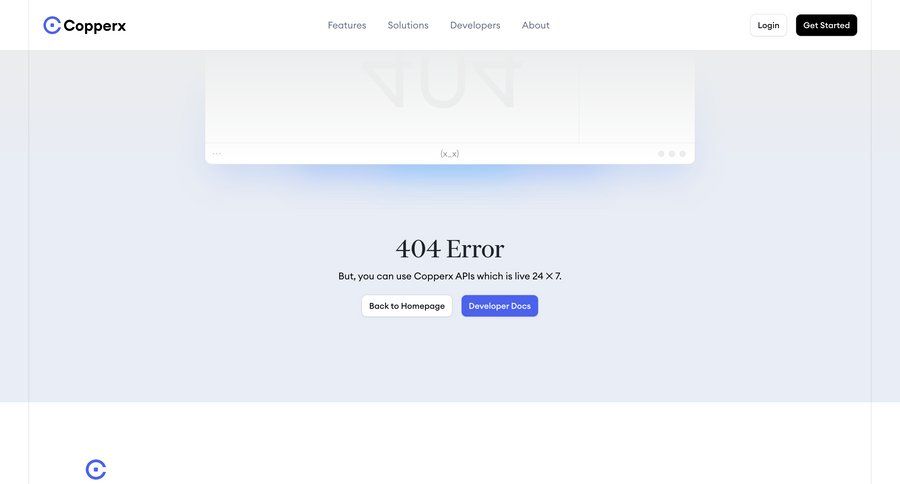 Copperx
				404 page example