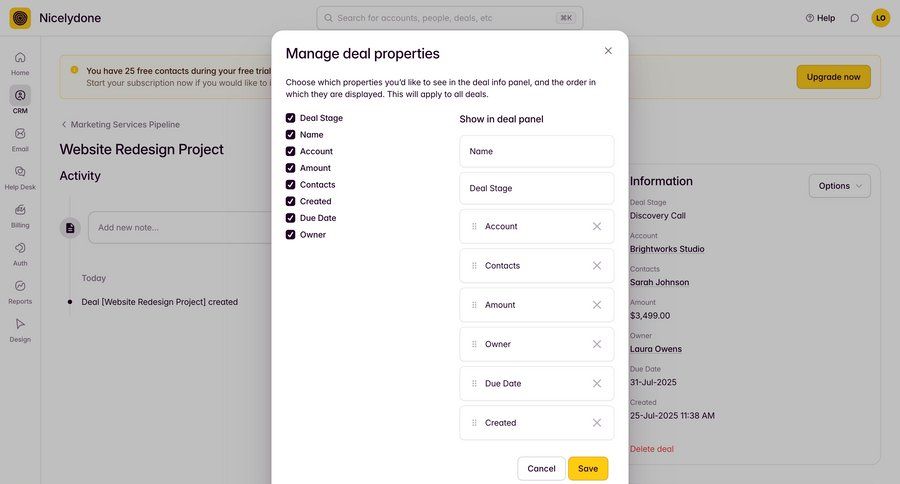 Outseta
			 data management configuration settings form real-time preview drag and drop configuration screen ui page example