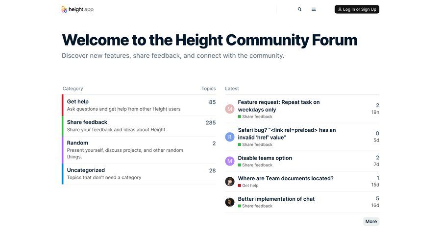 Height
				forum ui page example