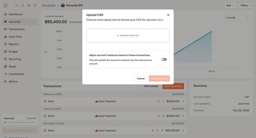 Monarch
			import modal & popover dashboard account management onboarding finance import data file upload cancel action file upload modal modal finance wizard sidebar data import import file import tool import wizard upload file file picker avatar upload summary ui page example