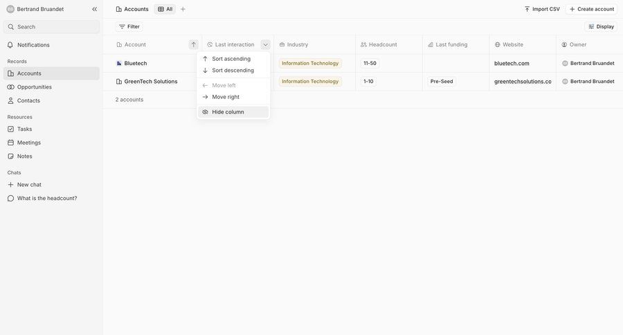 Lightfield
			 data grid ui page example