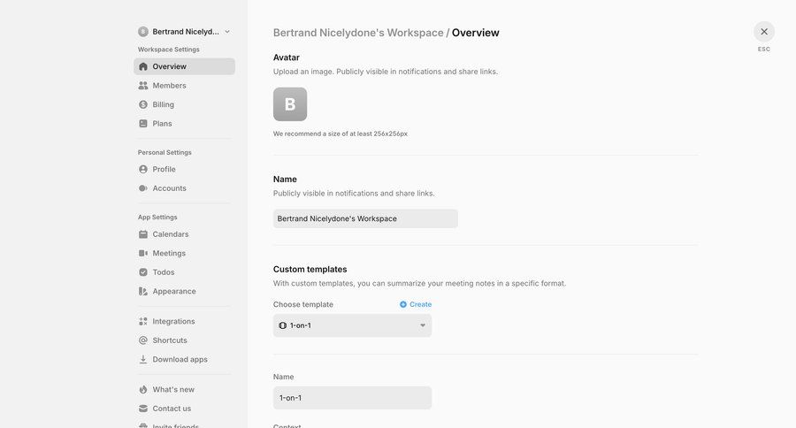 Amie
			 workspace settings avatar upload ui page example