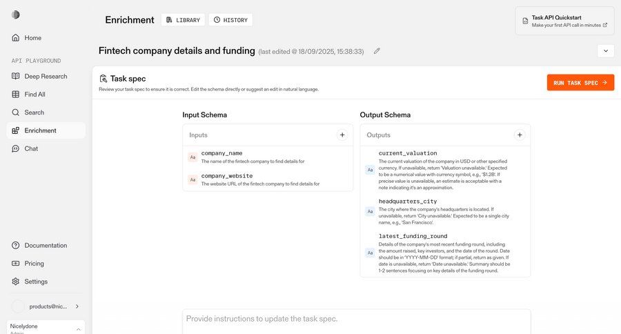 Parallel
			detail page content editor form api task management form fintech sidebar review ui page example