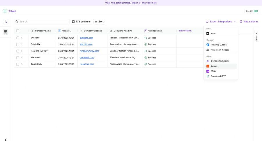 Freckle
			 modal screen data management e-commerce grid data export data analysis integration management data entry data import menu integration table ui page example