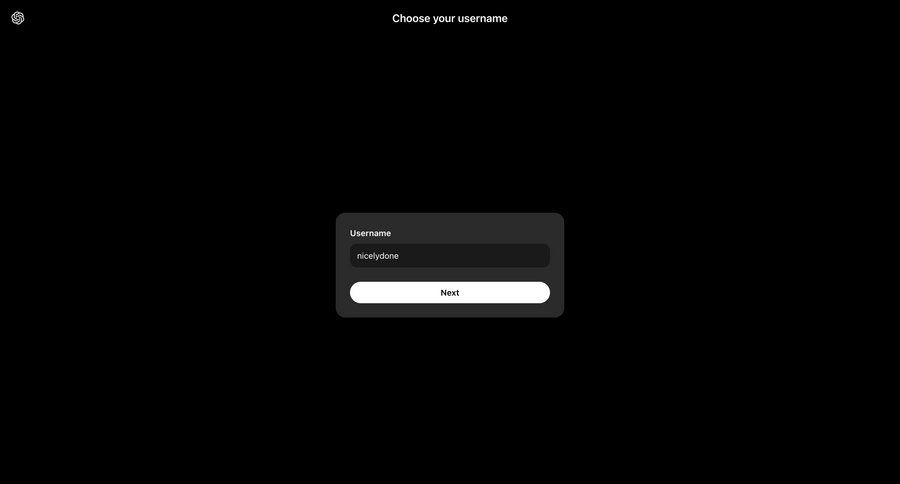 Sora
			 onboarding form account creation auth signup create new account register ui page example