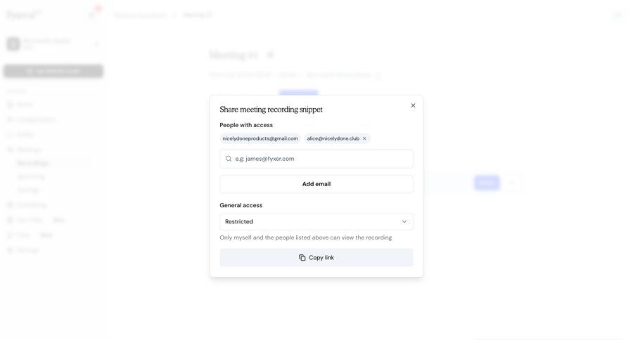 Fyxer
				modal & popover ui page example