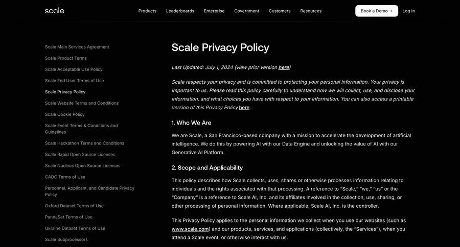 Scale
				article ui page example
