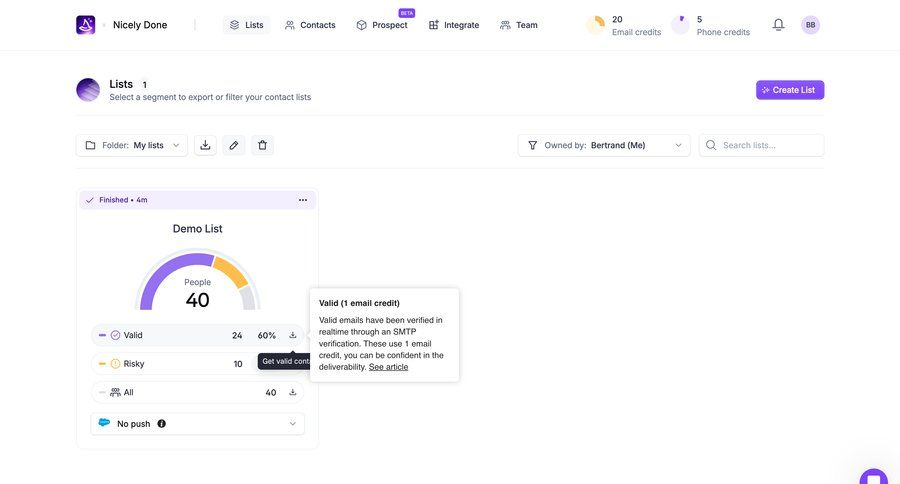 Wiza
			tooltip data management list management minimalist design email verification dropdown filters data visualization progress tip modern ui page example