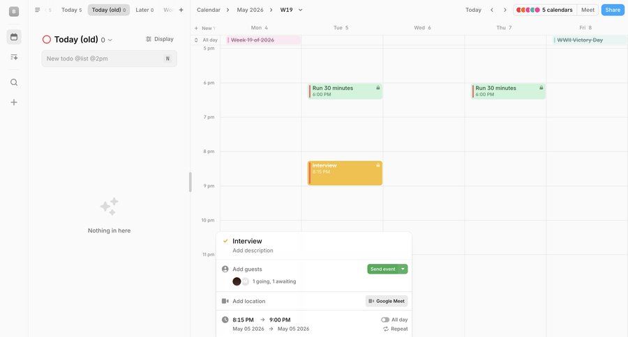 Amie
			 event management ui page example