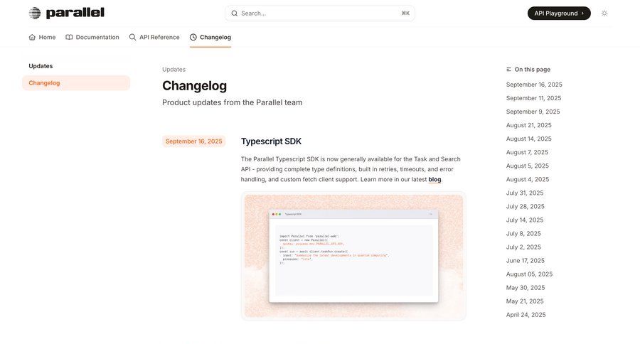 Parallel
				list ui page example