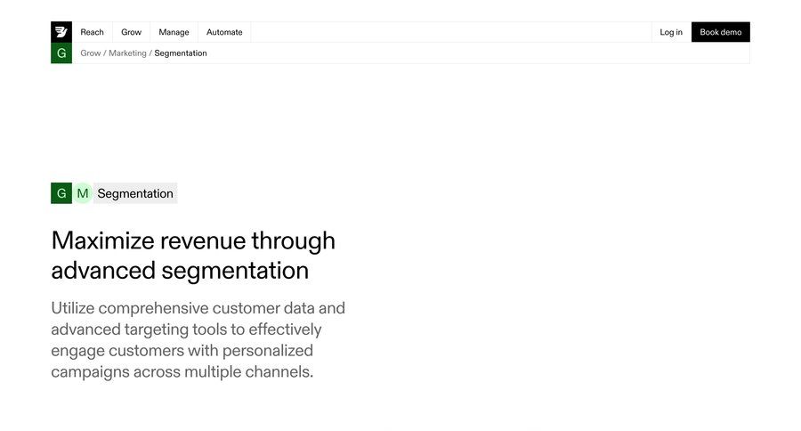 Bird
			 marketing automation crm integration ui page example