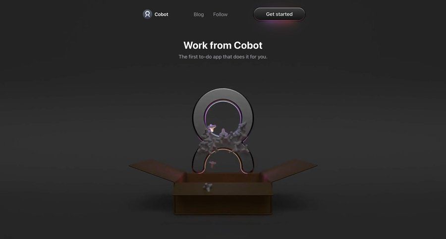 Cobot screen example