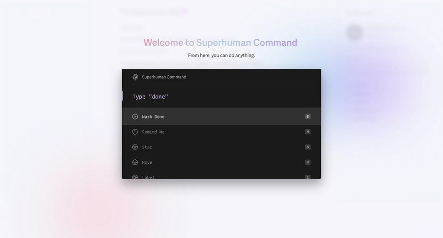 Superhuman
			      ux ui design