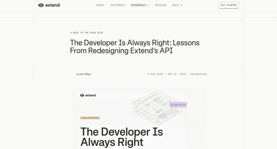 Extend
			 developer portal ui page example