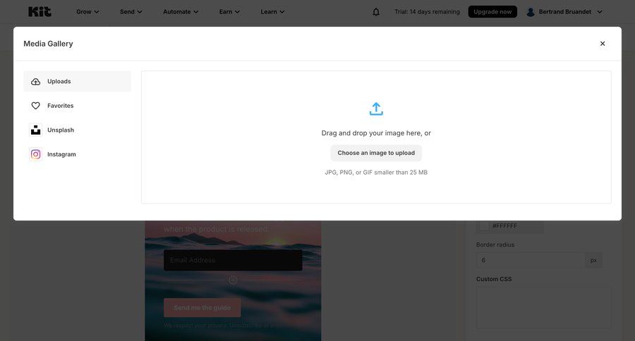 Kit
			 e-commerce file upload upload image file upload modal rounded corners upgrade modal sidebar file uploader upload file upload media upload documents image gallery media gallery media assets file picker ui page example