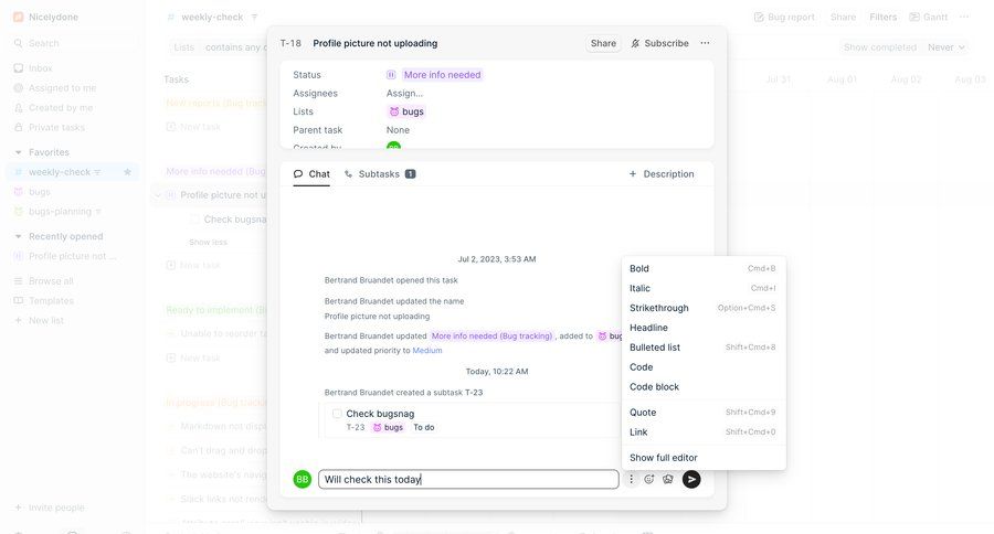 Height
			detail page messaging modal & popover keyboard shortcuts task communication keyboard shortcuts shortcuts hotkeys quick actions quick keys avatar upload markdown editor ui page example