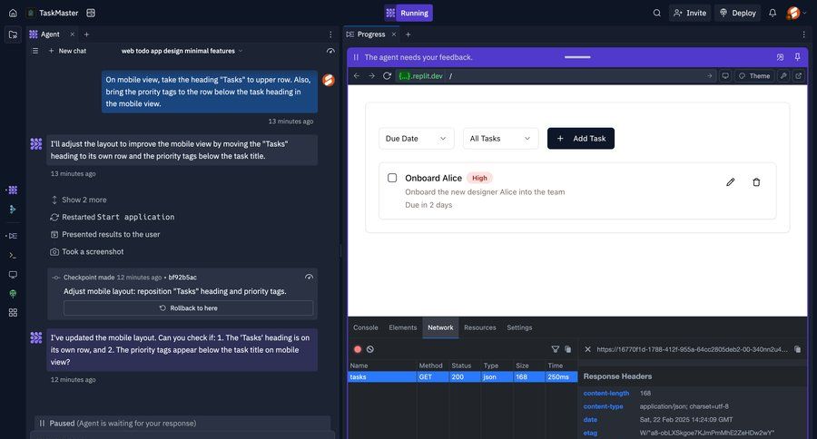 Replit
			 task management project management grid filter controls lists filter options filter dropdown filter ui version control controls code snippet ui page example