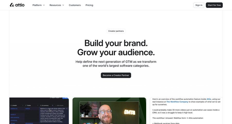 Attio
			 affiliate program ui page example