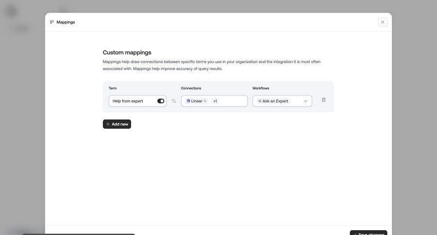 Qatalog
			 grid settings form data management integration table configuration save changes data mapping workflow integration ui page example