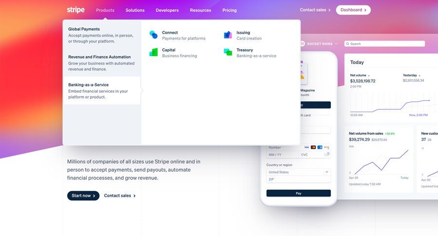 Stripe
			    ux ui design