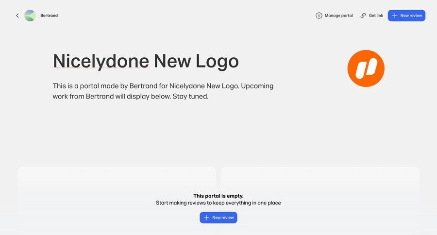 WeTransfer
			 content management collaboration dashboard project management grid onboarding manage links blank state void blank non-ideal state empty page prompt create ui page example