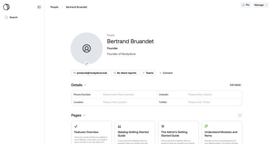Qatalog
			 content management team collaboration sidebar navigation user management expandable sections content discovery sidebar user profile user information page not found page not found profile page ui page example