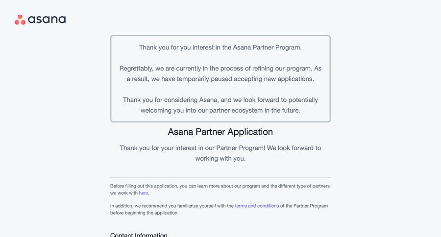 Asana
			 form radio group partners experts option menu ui page example