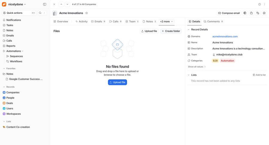 Attio
				empty state ui page example