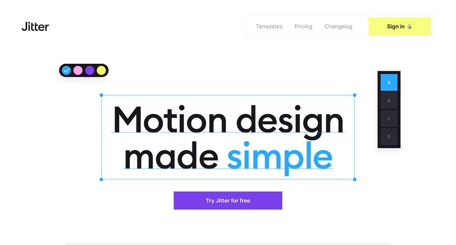 Jitter
			     ux ui design