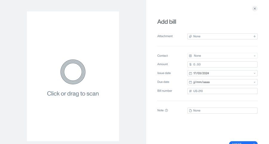 Tola
			 form finance file upload file upload modal data entry expense management date picker file uploader upload file option menu ui page example