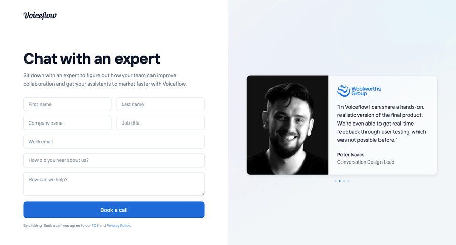 Voiceflow
			 ux ui design
