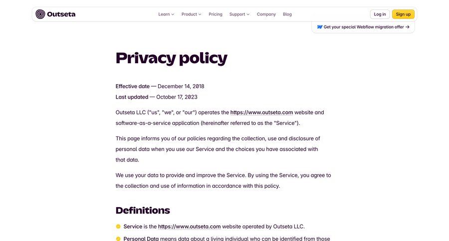 Outseta
				article ui page example