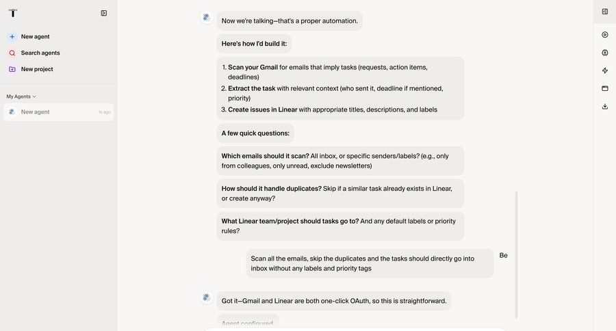 Twin
			 conversational interface chatbot ai chat ui page example