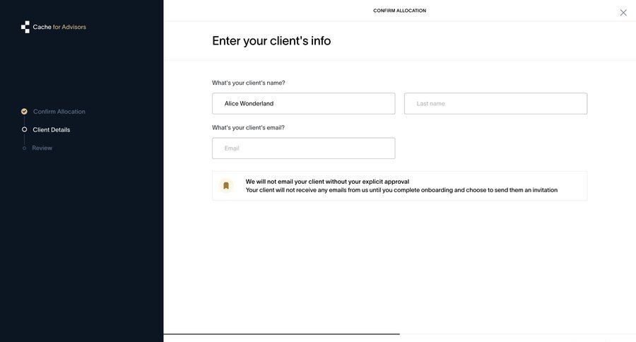 Cache
			 data entry ui page example