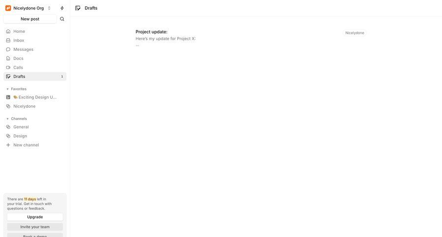 Campsite
			 collaboration sidebar navigation project management sidebar collaborators group members paywall ui page example