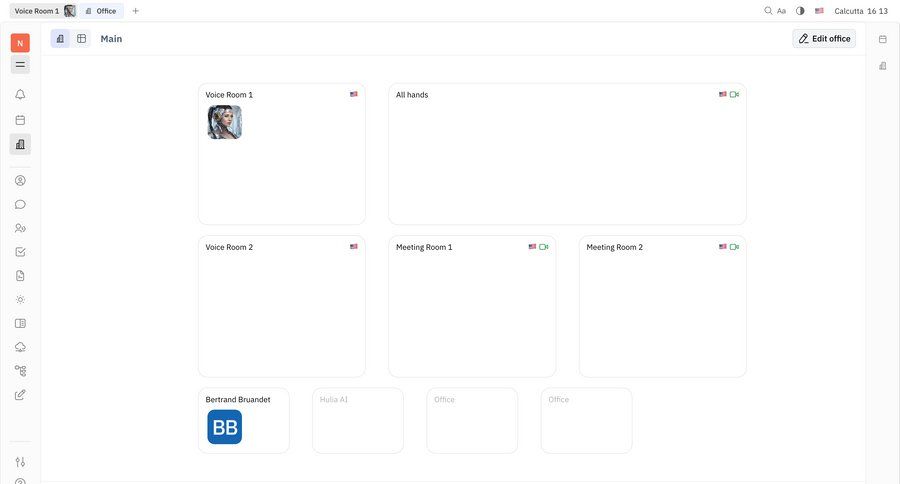 Huly
			 collaboration team collaboration dashboard sidebar navigation grid onboarding sidebar communication card layout ui page example