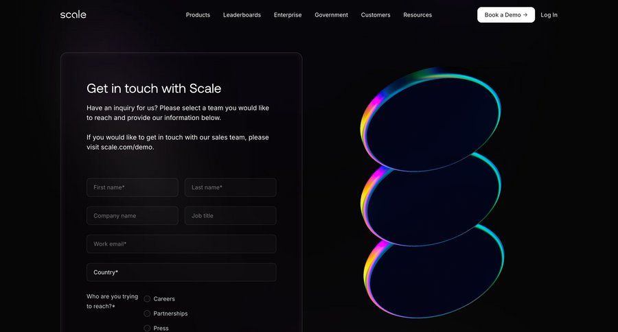 Scale
				form ui page example