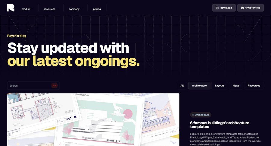Rayon
			 free tier alternatives free templates blog templates ui page example