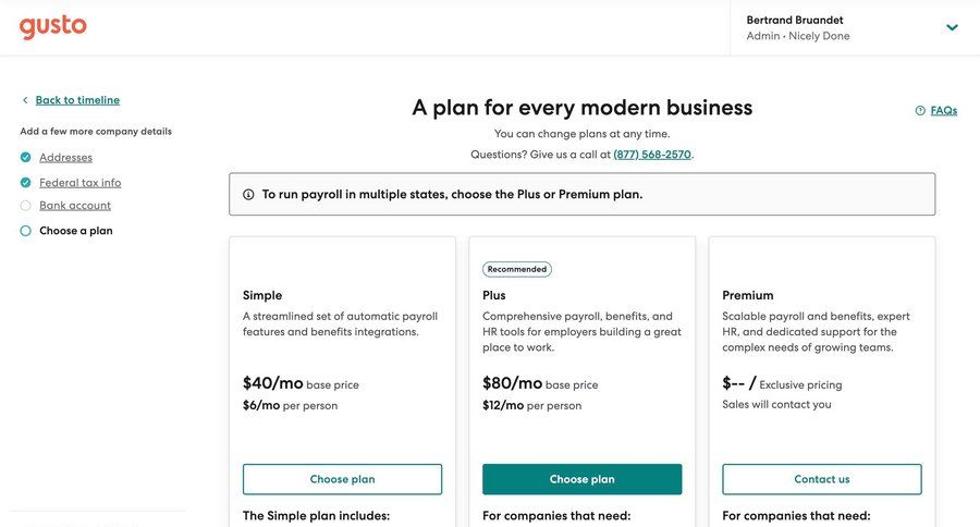 Gusto
			               ux ui design