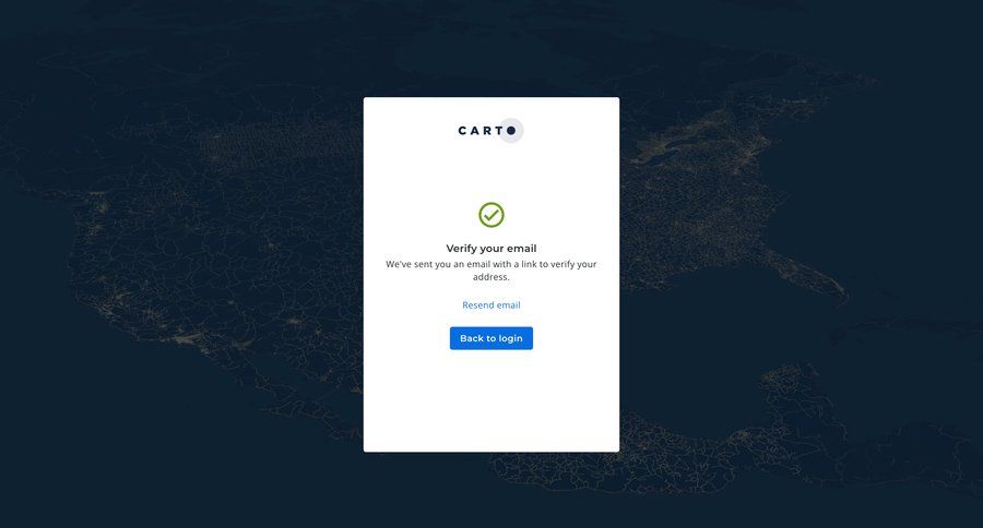 Carto
				signup page example