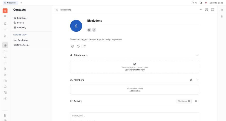 Huly
			 collaboration team collaboration sidebar navigation grid onboarding account setup design full-screen layout attachment ui page example
