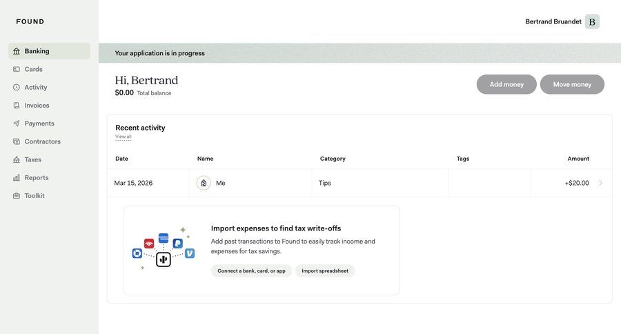 Found
			 dashboard sidebar navigation onboarding fintech dashboard overview call to action sidebar recent activity modern table transaction history ui page example