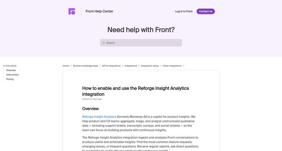 Front
			 call transcript insight importing data transcript ui page example