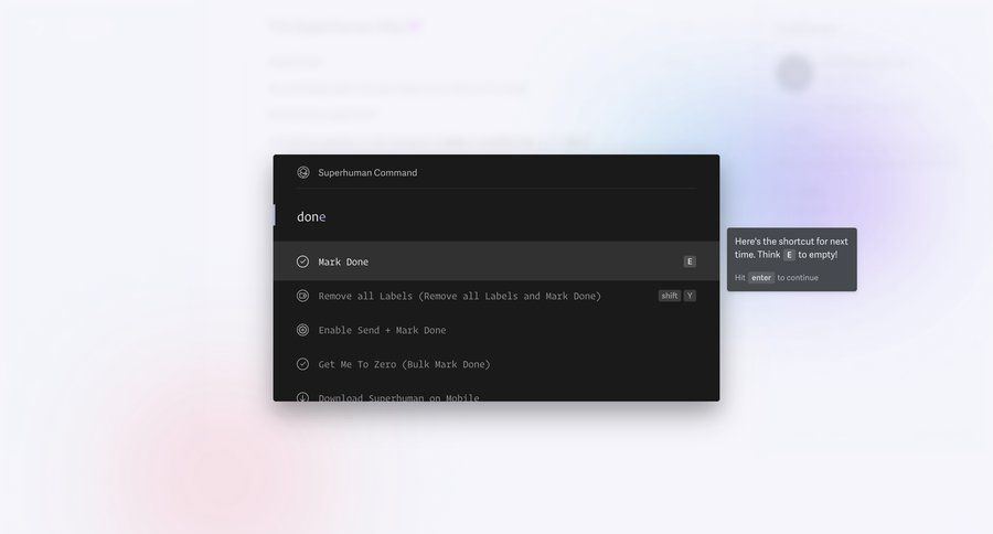 Superhuman
			           ux ui design