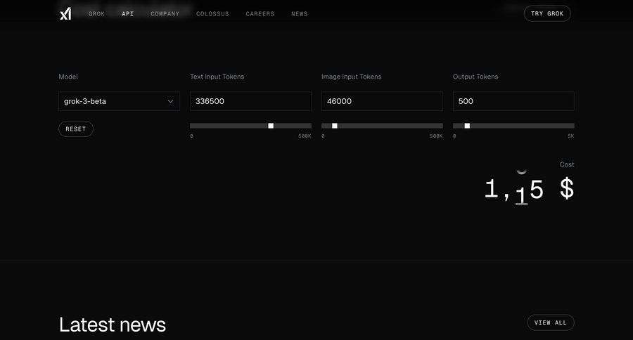 Grok
			settings api tools configuration settings call intelligence parameters ui page example