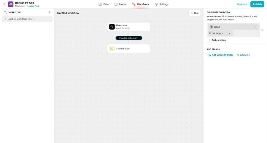 Glide
			form automation conditional logic workflow configuration workflow configuration workflow editor ux ui design