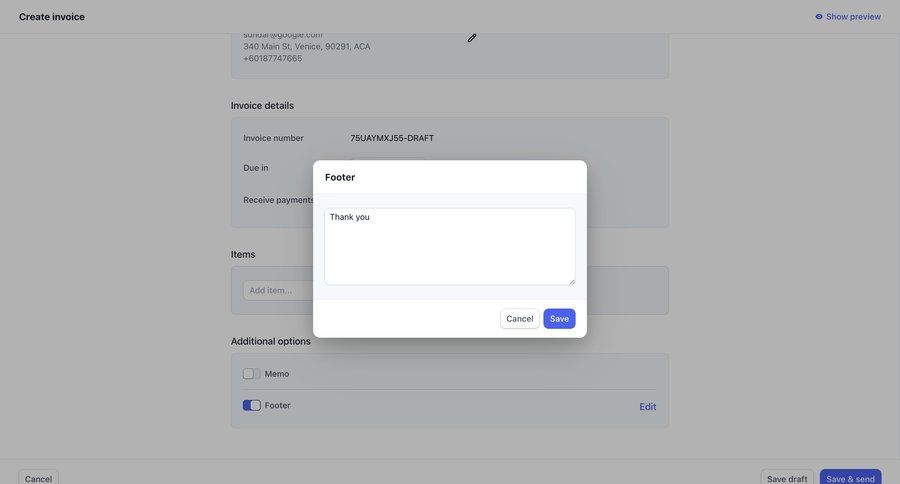 Copperx
			 modal screen form finance document editing save changes modal finance assets cancel changes ui page example